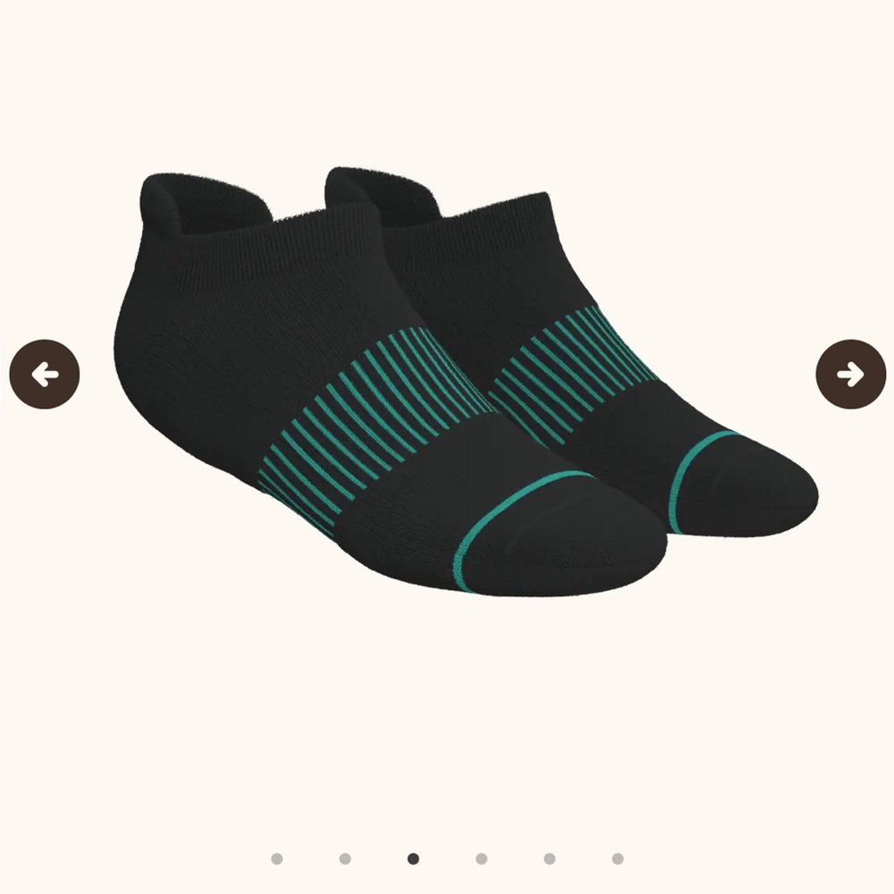 Shinesty Heel Hammocks Super Stupid-Soft Ankle Socks Black & Green Size Medium